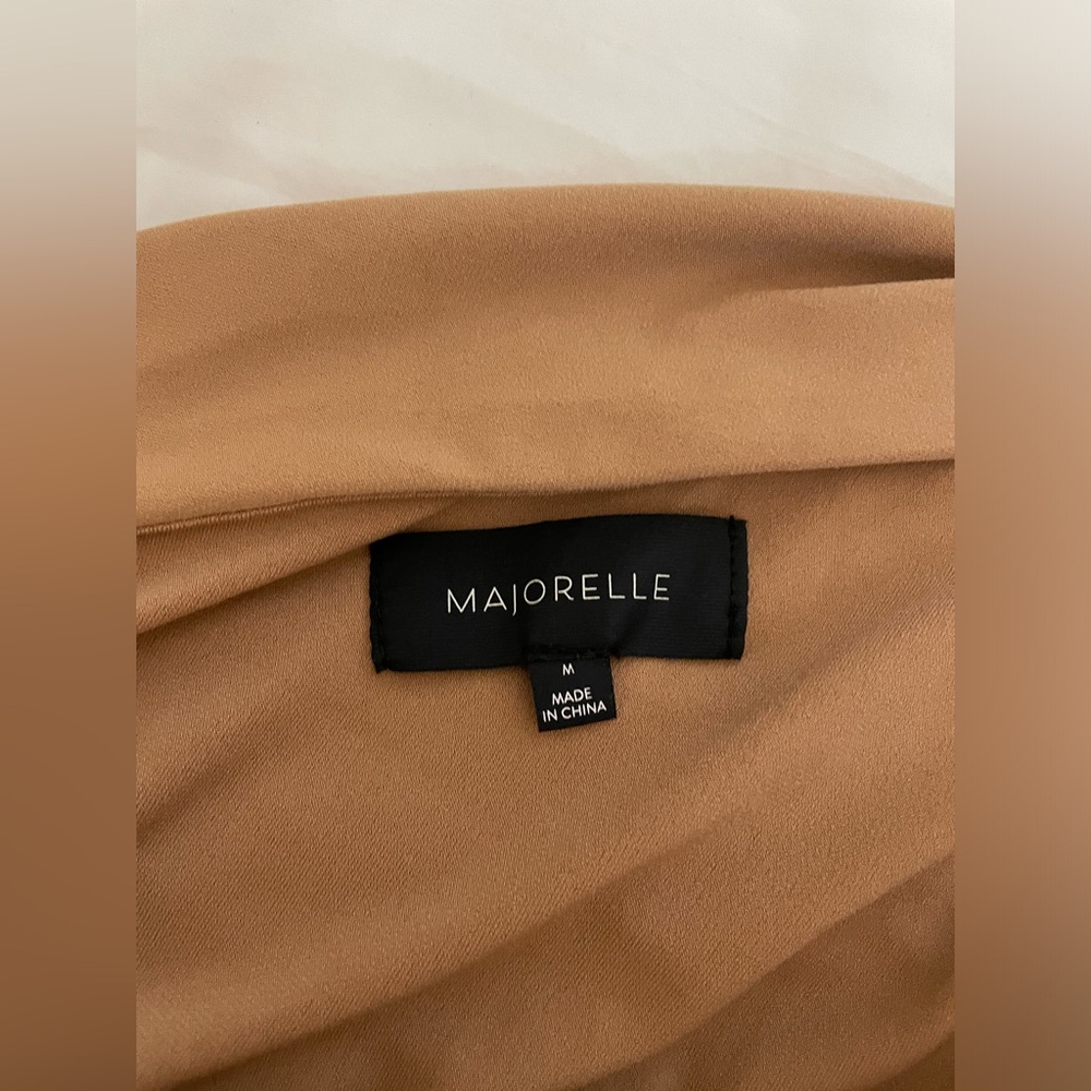 REVOLVE Majorelle Dani One Shoulder Bodysuit in Toffee Nude - Picture 5 of 5